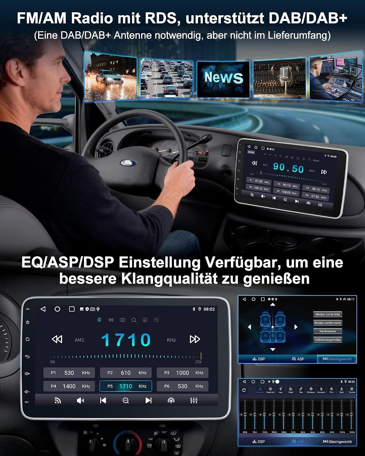 Autoradio met 10.1" Draaibaar Scherm & Navigatie - 30% Korting!