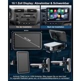 Autoradio met 10.1" Draaibaar Scherm & Navigatie - 30% Korting!