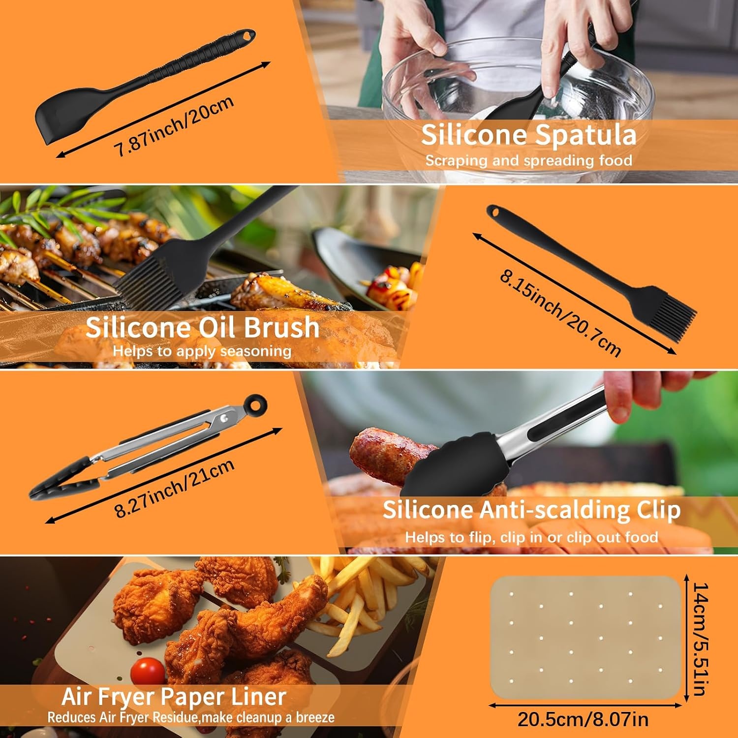 Airfryer Accessoireset Ninja Foodi 10.4L: Siliconen Vormen & Meer - 40% Korting!
