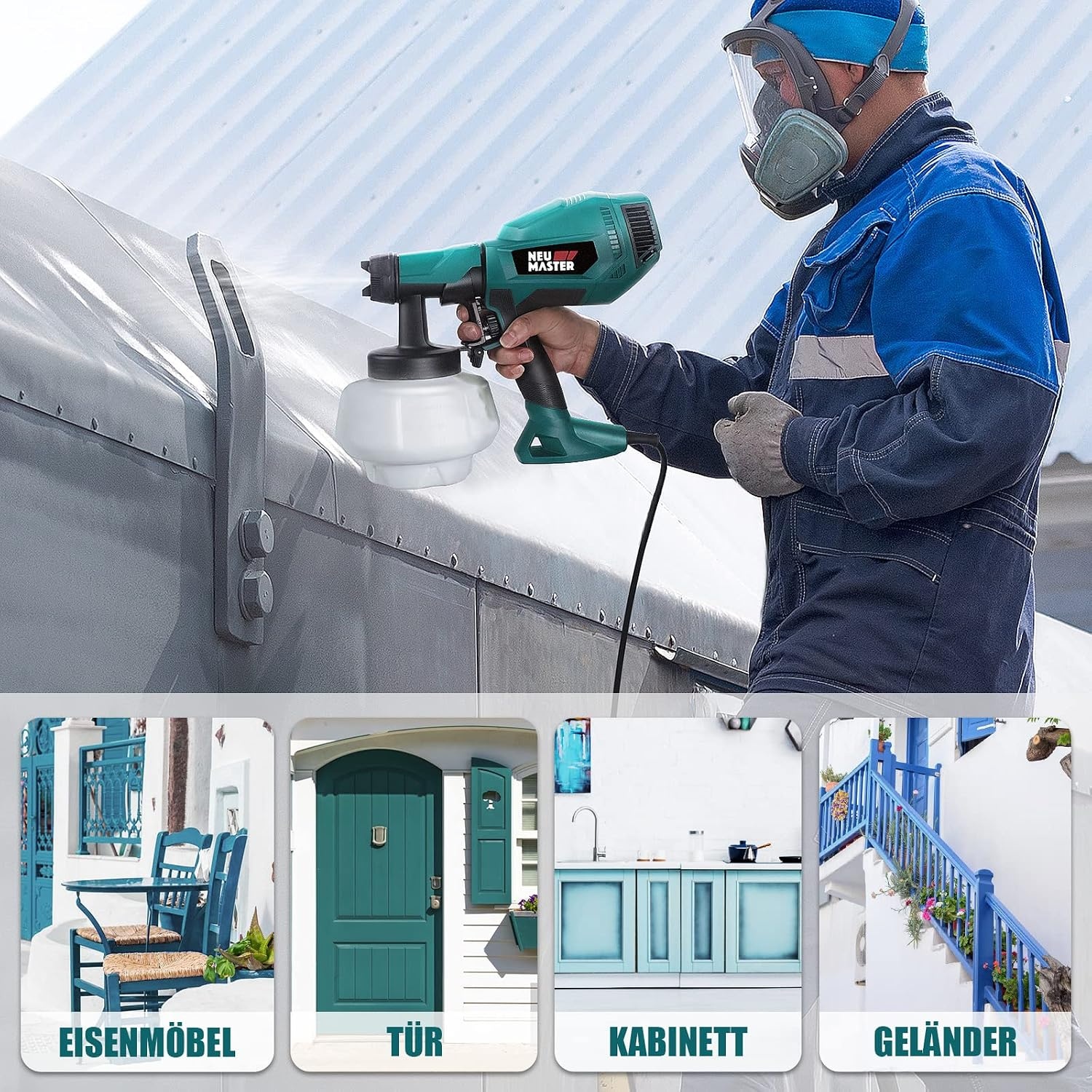 Krachtige Verfspuit 500W - Nu met 34% Korting!