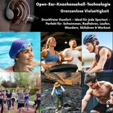 Waterdichte Zwemhoofdtelefoon met 32GB MP3 & Bluetooth 5.4