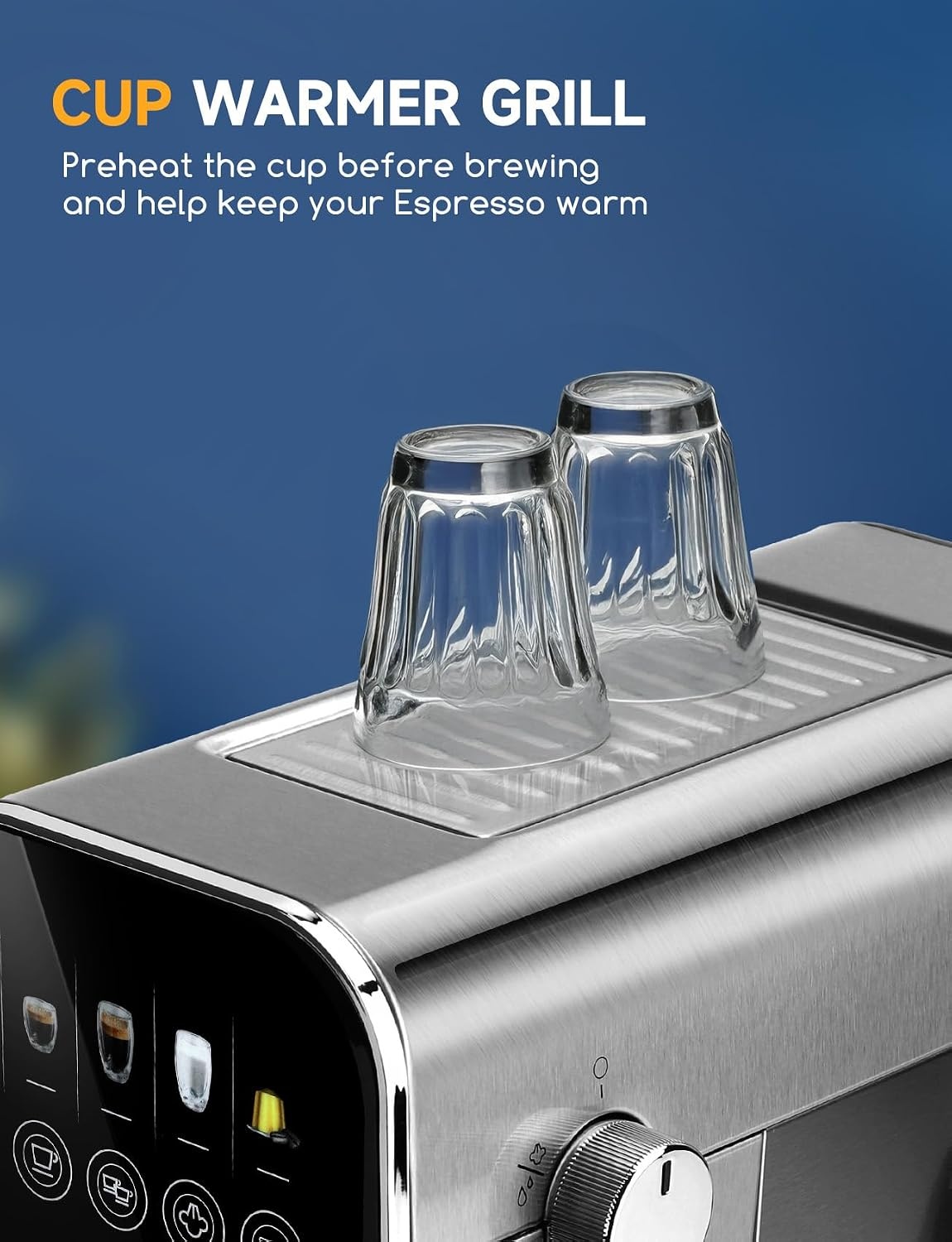 Espressomachine Aigostar 20 Bar - Digitaal Touchscreen - 30% Korting