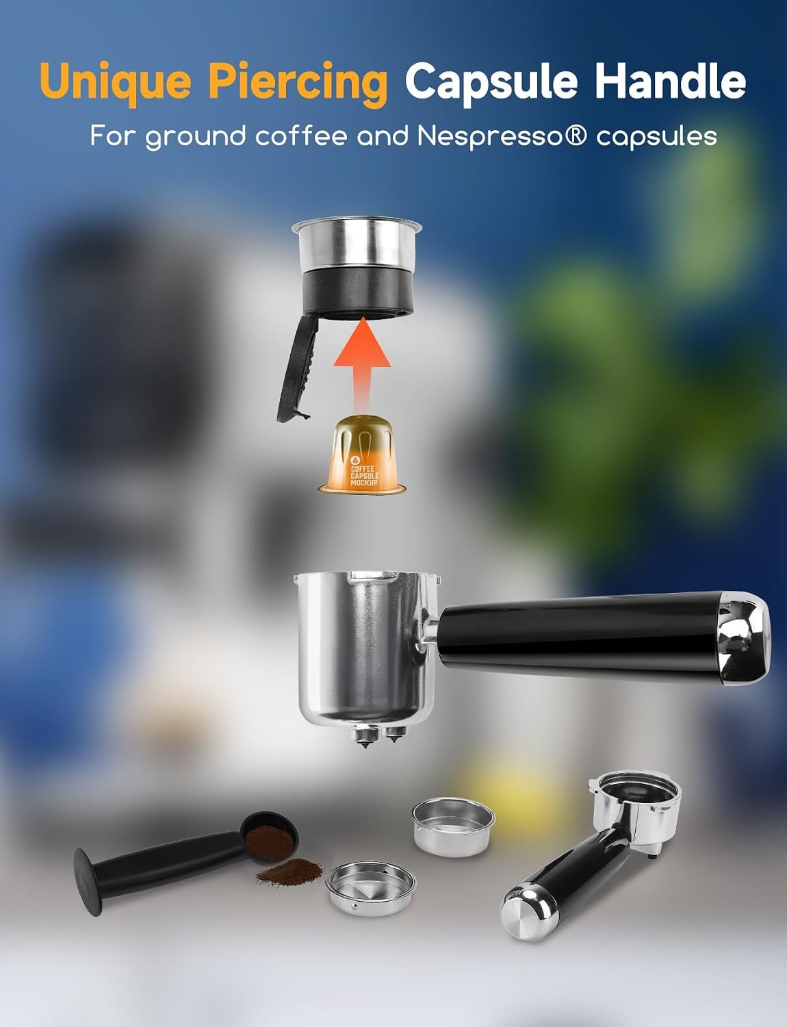 Espressomachine Aigostar 20 Bar - Digitaal Touchscreen - 30% Korting