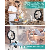Giant LED Ringlamp 26cm met Statief & Afstandsbediening (31% Korting)