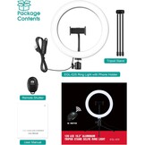 Giant LED Ringlamp 26cm met Statief & Afstandsbediening (31% Korting)