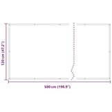 Balkonscherm 120x500cm Antraciet - 33% Korting!