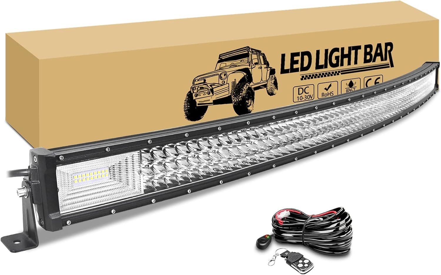 52" Curved LED Verstraler 675W - 35% Korting