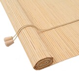 Naturel Bamboe Rolgordijn - Halfdoorzichtig & Oprolbaar