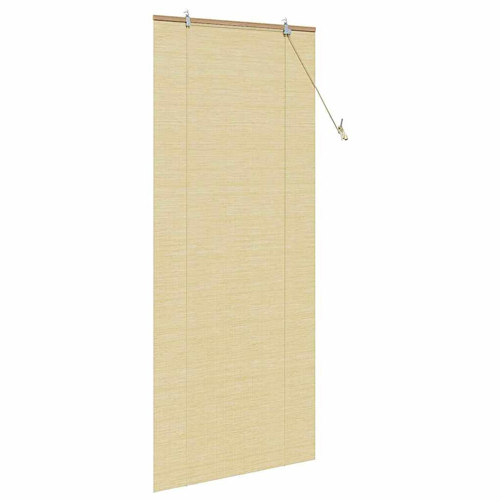 Naturel Bamboe Rolgordijn - Halfdoorzichtig & Oprolbaar