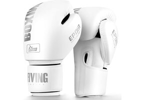 Bokshandschoenen MMA Kickboksen Heren/Dames Blauw/Wit - 39% Korting