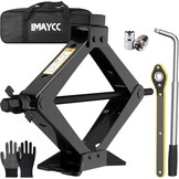 IMAYCC Autokrik 3T, 3000 kg, universele schaarkrik voor auto, draagbare krik met wielmoersleutel, auto-noodset voor auto, SUV, MPV, ideaal voor onderhoud en reparatie