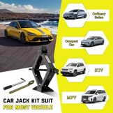 IMAYCC Autokrik 3T, 3000 kg, universele schaarkrik voor auto, draagbare krik met wielmoersleutel, auto-noodset voor auto, SUV, MPV, ideaal voor onderhoud en reparatie