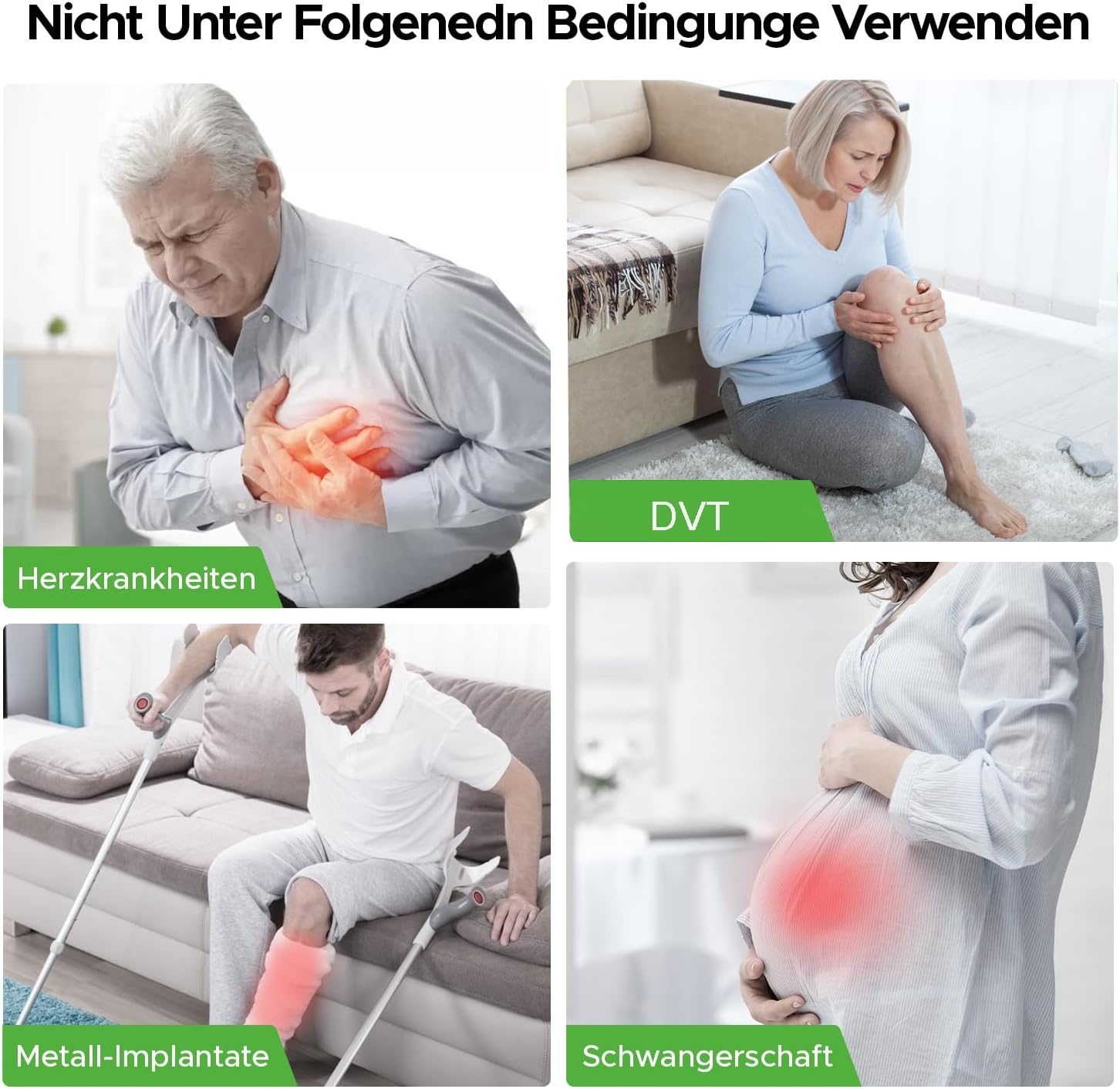 LungSank EMS & TENS Voetmassageapparaat met Infrarood 660+850nm - Wit/Zwart