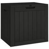 VidaXL Tuinbox Zwart 55.5x43x53 cm (118L) - 60% Korting