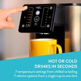 Aqua Optima Aurora Instant dispenser voor warm en gekoeld water, capaciteit 3,8 l, milieuvriendelijk alternatief voor waterkokers, met 1 x Evolve+ waterfilter voor 30 dagen