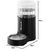 JUNSPOW Automatische Drinkfontein 4 liter Zwart - Waterdispenser voor Hond en Kat