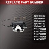Tailgate Lock Compatible with Mercedes ML Class W164 R-Class W251 V251 GL X164 Trunk Lock OE# 1647400335 1647400735 1647400300 1647400435 1647400035 1647400035 474000 035