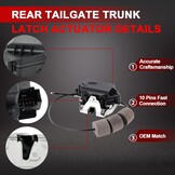 Tailgate Lock Compatible with Mercedes ML Class W164 R-Class W251 V251 GL X164 Trunk Lock OE# 1647400335 1647400735 1647400300 1647400435 1647400035 1647400035 474000 035
