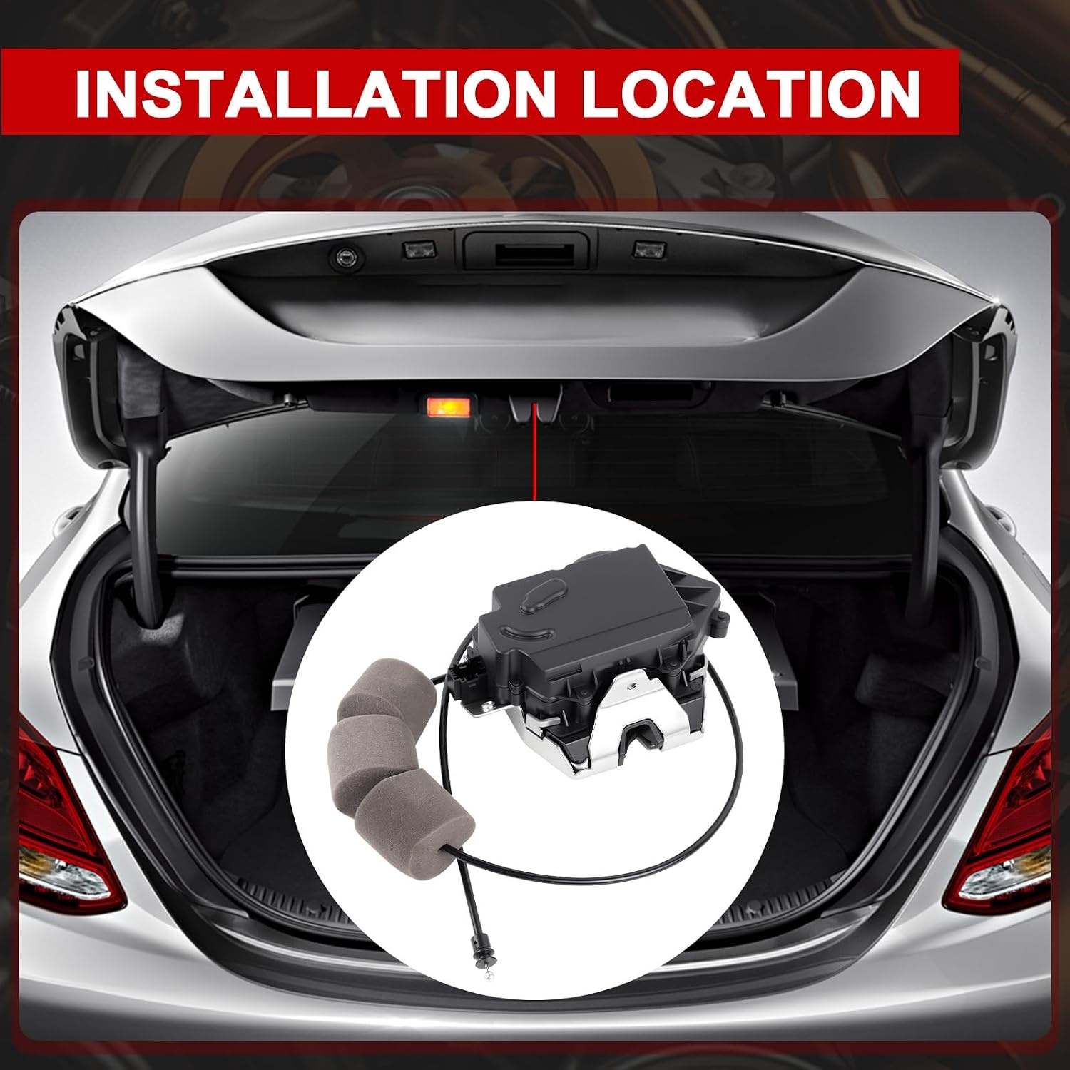 Tailgate Lock Compatible with Mercedes ML Class W164 R-Class W251 V251 GL X164 Trunk Lock OE# 1647400335 1647400735 1647400300 1647400435 1647400035 1647400035 474000 035