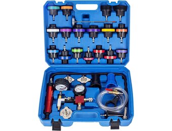 28 PCS Koelsysteem Tester Koelsysteem Kraalbreker Radiator Kraalbreker Persluchtgereedschap, Koelvloeistofpomp Watertank Lekdetector Gereedschap