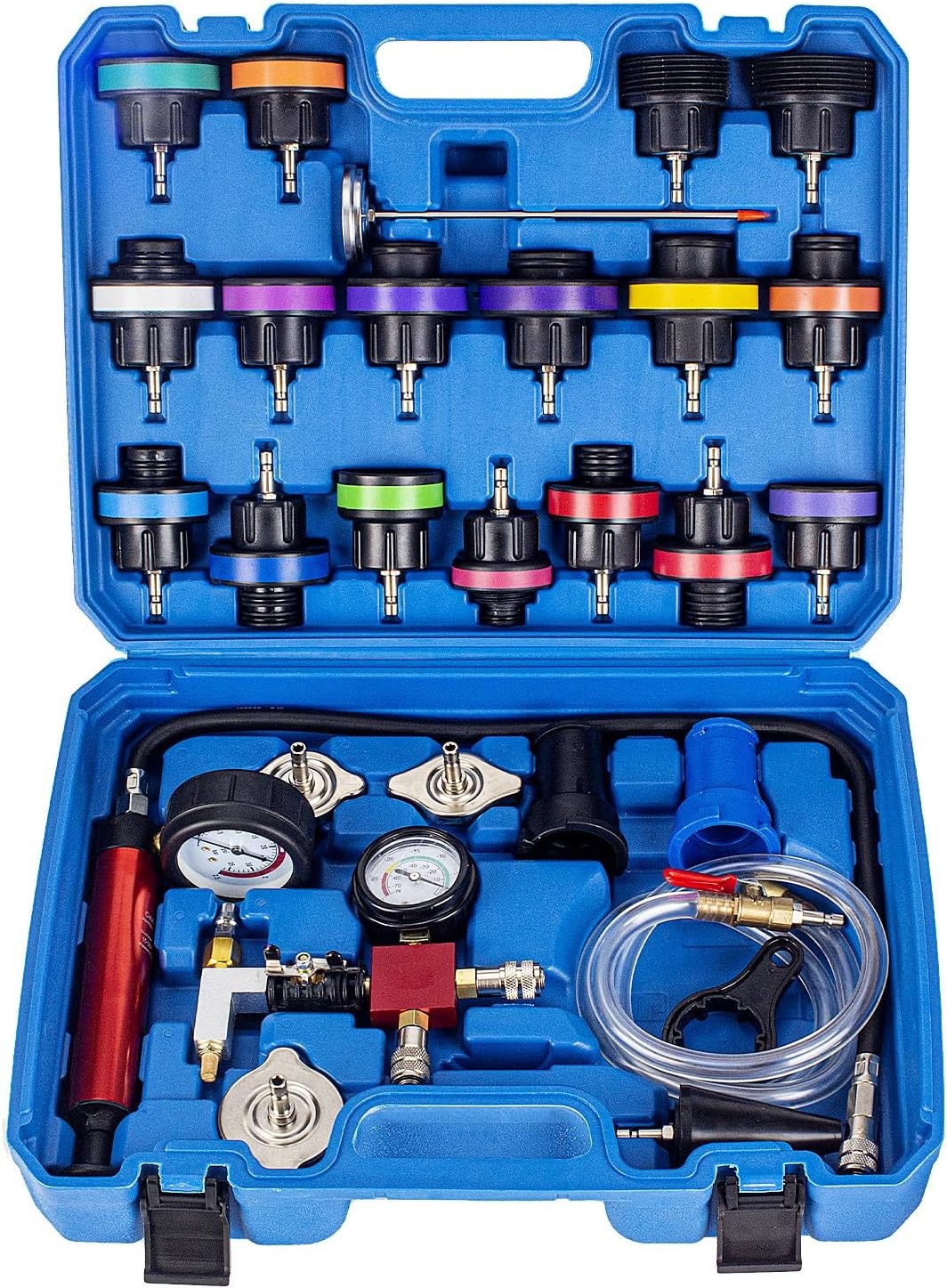 28 PCS Koelsysteem Tester Koelsysteem Kraalbreker Radiator Kraalbreker Persluchtgereedschap, Koelvloeistofpomp Watertank Lekdetector Gereedschap
