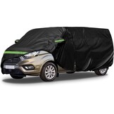 Soekodu Autohoes voor Ford Transit Custom L1H1 2012-2022 - Zwart - 300D Vinyl