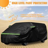 Soekodu Autohoes voor Ford Transit Custom L1H1 2012-2022 - Zwart - 300D Vinyl