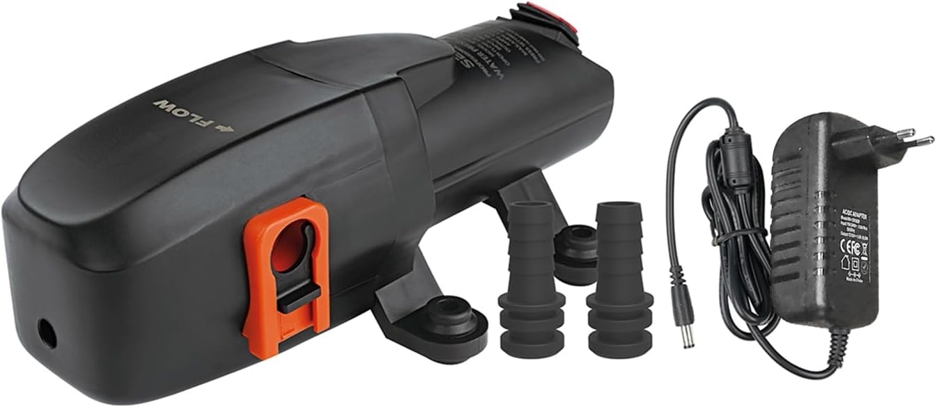 LIGHTEU®, Seaflo DC 12V 5LPM 6,9 bar 22S zelfaanzuigend met bypass op aanvraag watermembraanpomp