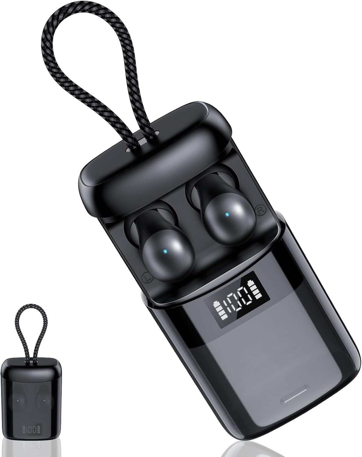 Slaapoordopjes met witte ruis & Bluetooth 6.0 - Zwart (58% Korting)