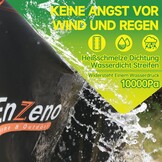 Enzeno Tuintafelhoes Waterdichte,280x220x90cm Tuinmeubelafdekking Outdoor Tafelhoes ,420D Oxford-Stof Tuinmeubelhoes ,Beschermhoes voor Tuinmeubelen Winddicht Afdekhoes voor Tafel en Stoelen - Maat 280x220x90cm