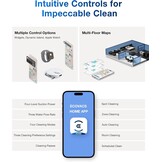 ECOVACS DEEBOT T30C OMNI Robotstofzuiger en Dweilrobot, 20.000 Pa, ZeroTangle 3.0, TruEdge 2.0, TrueMapping 2.0, Alles-in-één OMNI-station, Automatisch zelfreinigingssysteem, Wit