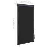 vidaXL Buitenrolgordijn 80x250cm Antraciet - 60% Korting