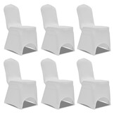 Stoelhoes Stretch Wit (6 stuks) - 57% Korting