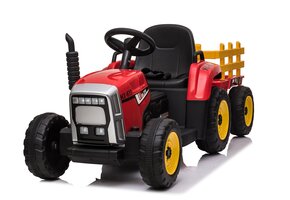 Elektrische Kinder tractor Rood met Aanhanger - 41% Korting!