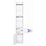 Badkamerkast - 120cm - paal