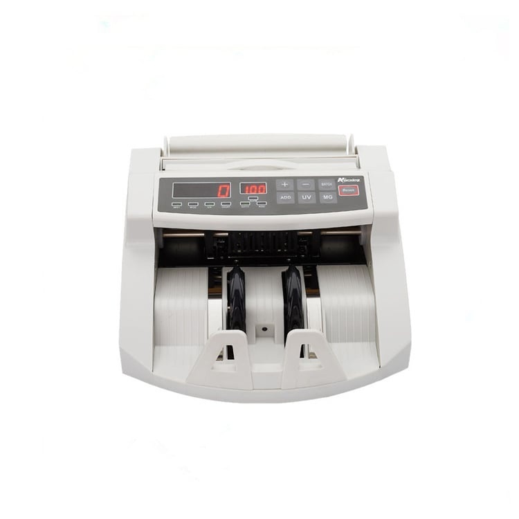 Geldtelmachine - tot 300 biljetten - 28,9x25,5x18 cm - wit
