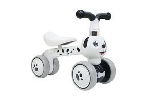 Loopfiets Witte Hond - 10-36m - Koolstofstaal - 40% Korting