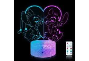 Stitch 3D LED Nachtlamp met Kleurwissel - 40% Korting