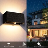 2x LED Buitenwandlamp 20W Warm Wit - Met Bewegingsmelder & Instelbare Hoek (48% Korting)