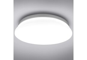 LED Plafondlamp Badkamer 30cm IP54 Koud Wit - 32% Korting
