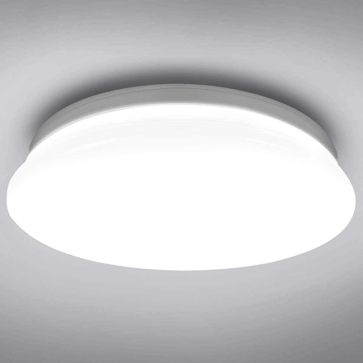 Lepro LED Plafondlamp 30 cm - IP54 Badkamerlamp - 22W - Koud Wit