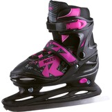 Verstelbare Jokey Ice 2.0 IJshockey Schaatsen Meisjes - Zwart/Fuchsia