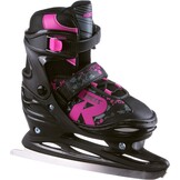 Verstelbare Jokey Ice 2.0 IJshockey Schaatsen Meisjes - Zwart/Fuchsia