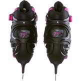 Verstelbare Jokey Ice 2.0 IJshockey Schaatsen Meisjes - Zwart/Fuchsia