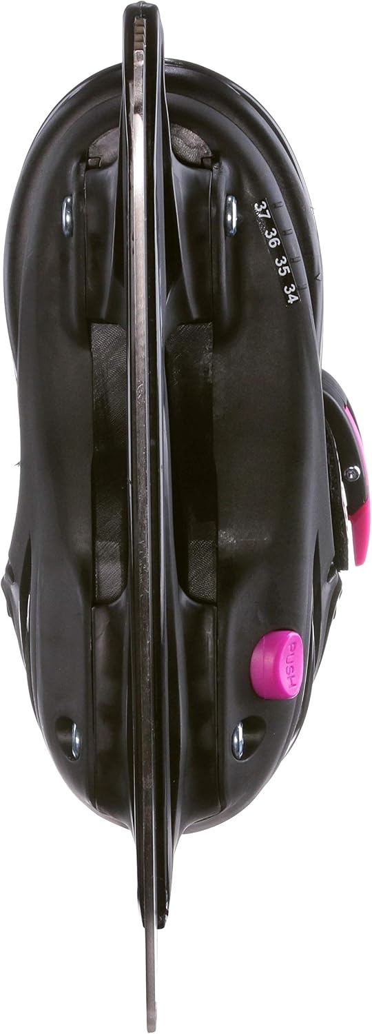 Verstelbare Jokey Ice 2.0 IJshockey Schaatsen Meisjes - Zwart/Fuchsia