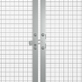vidaXL Kippenhok 200x91x100 cm gegalvaniseerd staal antracietkleurig