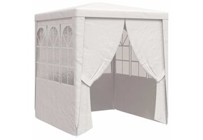 Witte Partytent met Zijwanden (2x2m) - 34% Korting!