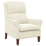 vidaXL Fauteuil Crème 76 x 94 x 102 cm Fluweel