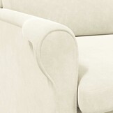 vidaXL Fauteuil Crème 76 x 94 x 102 cm Fluweel