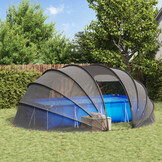 vidaXL Zwembad Tent Koepel Doorzichtig 538 x 440 x 204 cm